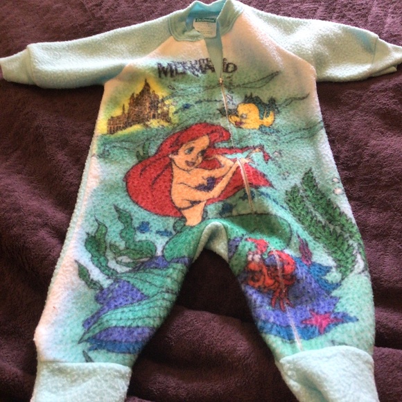 Mermaids Under The Sea Footie With Zipper main image 0
